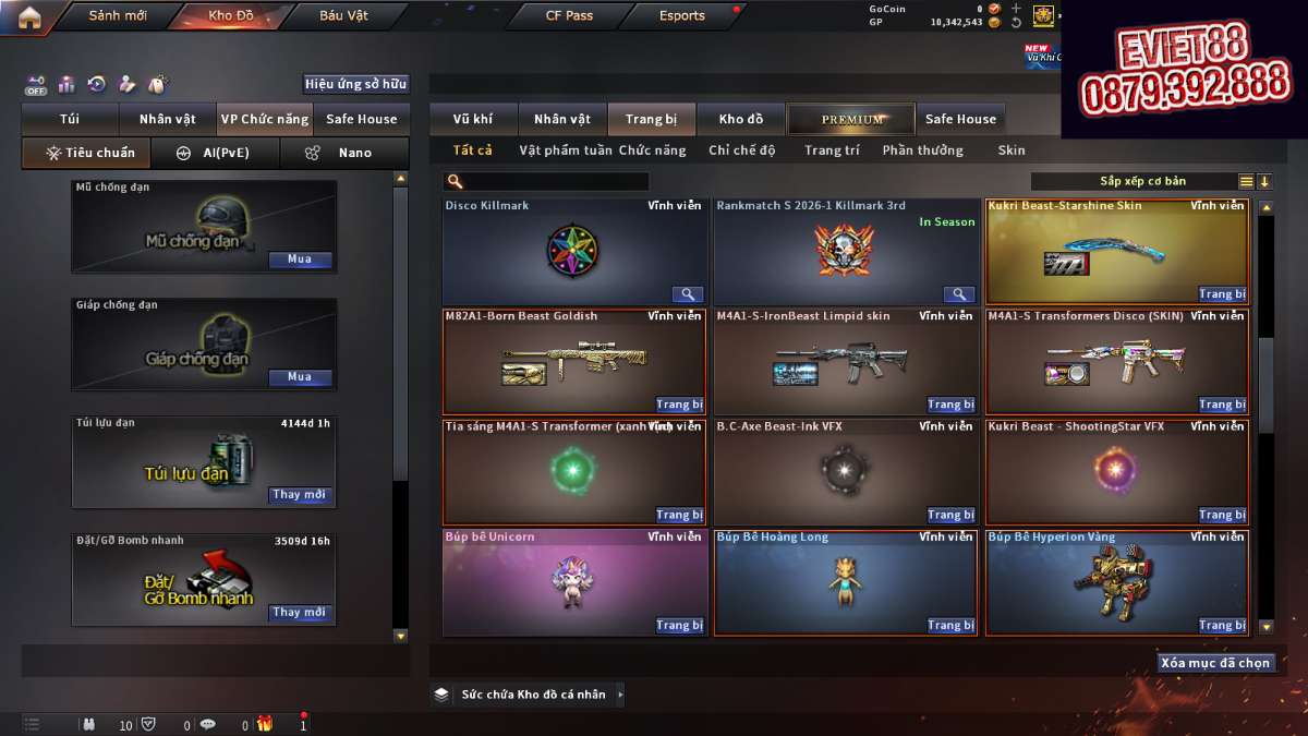 shop acc cf uy tin gia re